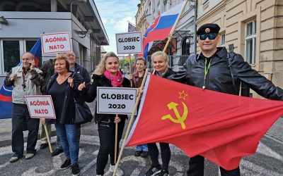 8. 10. 2020 – Bratislava – proti stretnutiu globalistov GLOBSEC